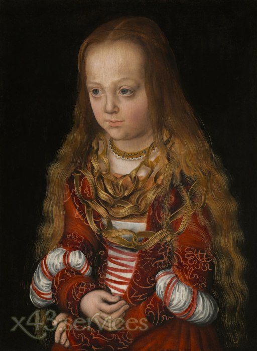 Lucas Cranach d Ae - Eine Prinzessin von Sachsen - A Princess of Saxony
